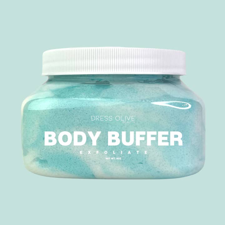 TAMPON POUR LE CORPS MUFFIN AUX MYRTILLES pour la vente par Dress Olive Beauty