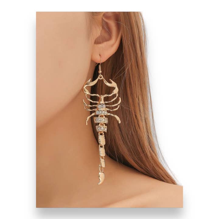 Kinky Pleasure - Wholesale Hangende/ronde oorbellen - Kinky Pleasure - S042 - Earrings - Scorpion Deluxe