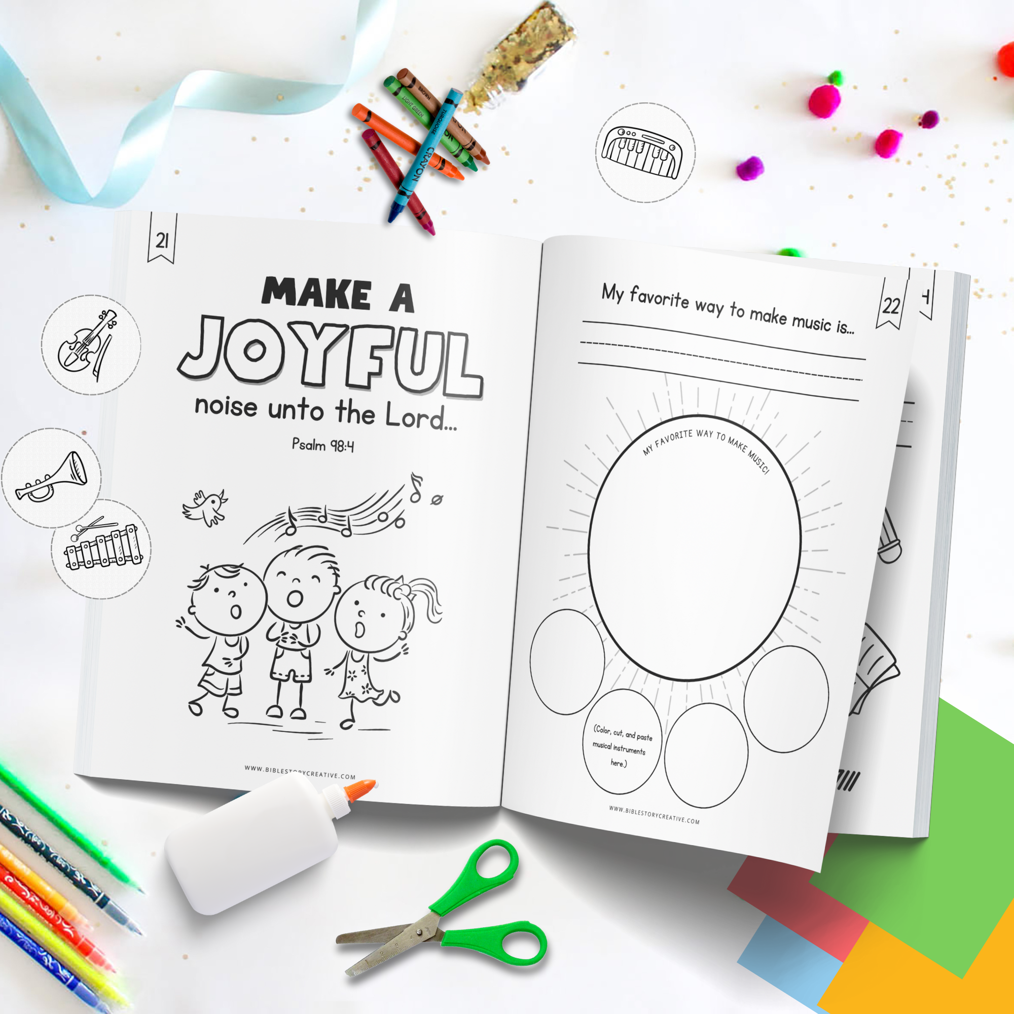 Scripture and Grace - Wholesale Coloring & Activity Book - Kids & Baby - God Made Me: A Children's  Activity Book | Pink Cover3