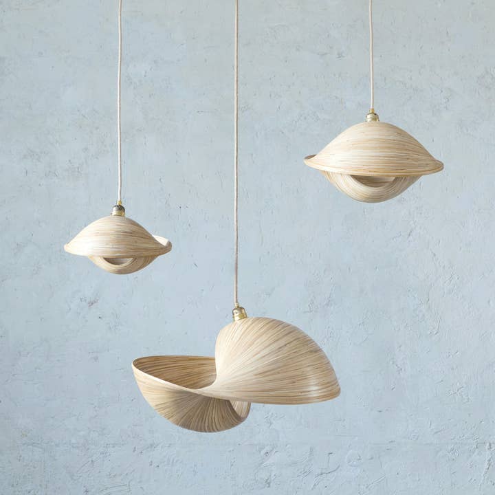 Mahe Homeware - Wholesale Chandelier/Hanging Light - Bamboo Lampshade Lombak Small