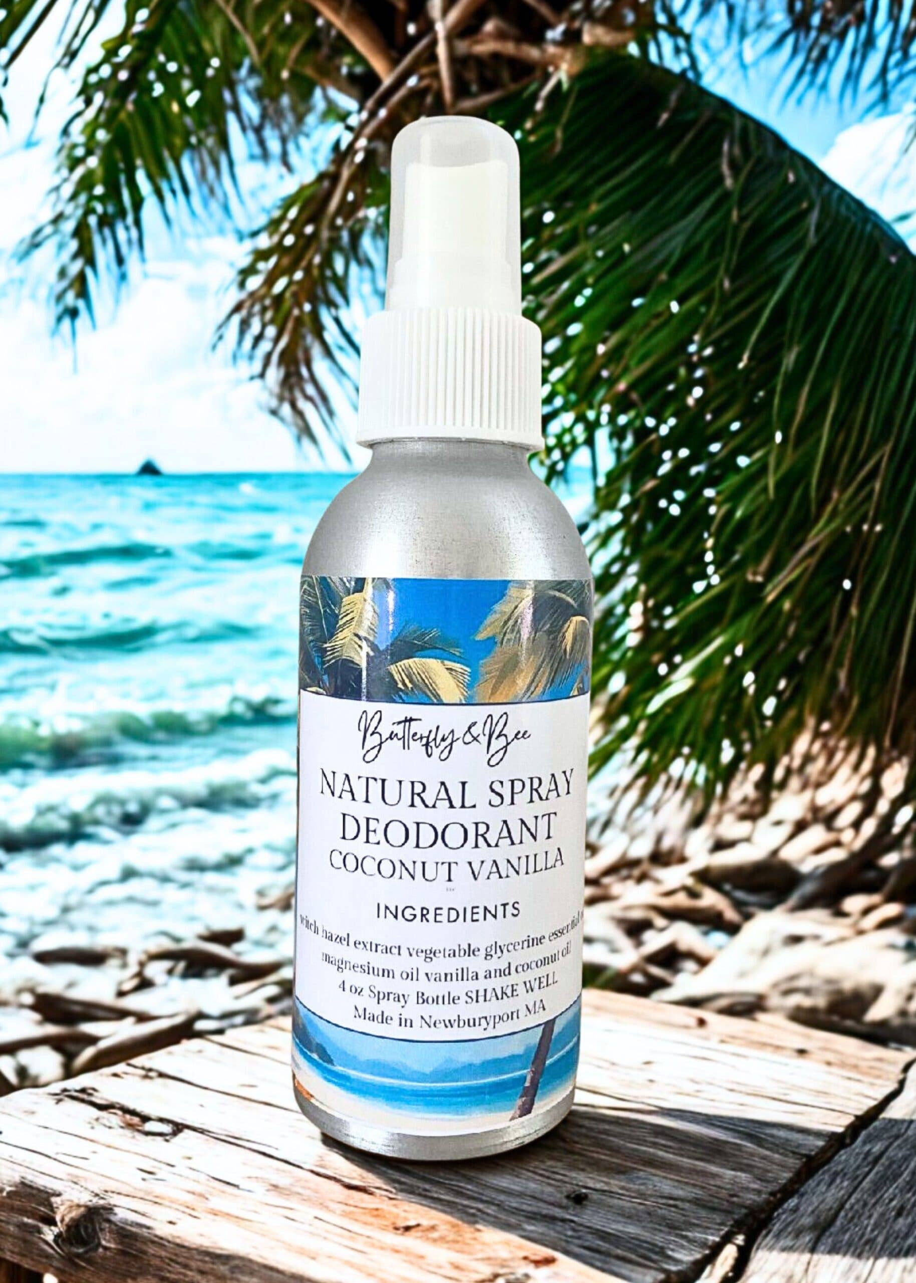 Butterfly&Bee - Wholesale Deodorant - Unisex - All Natural Aluminum-Free Spray Deodorant1