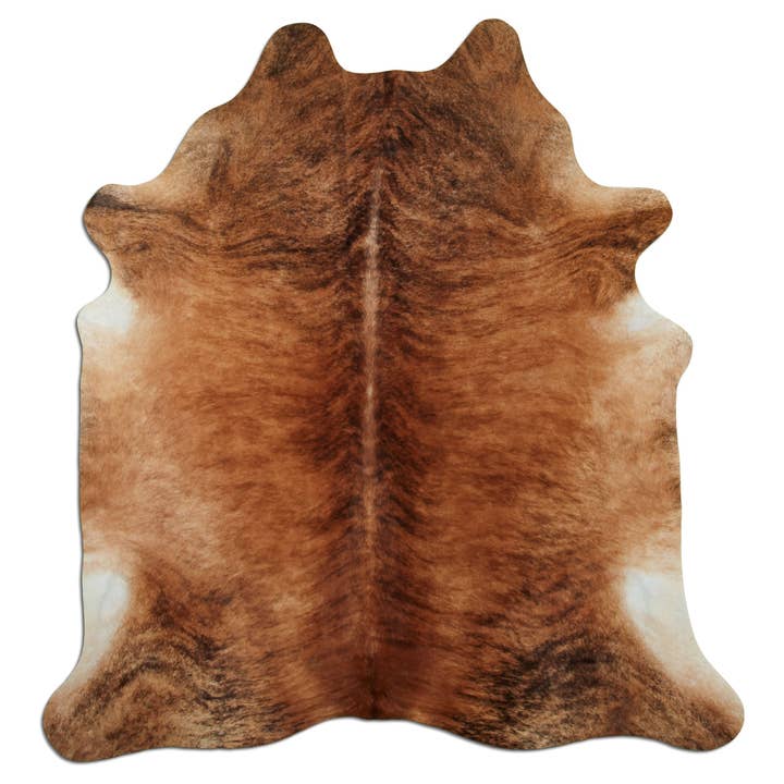 Tappeto in pelle di mucca - L210 x P180 cm - marrone chiaro bianco per la vendita all'ingrosso da parte di Livarto UG (haftungsbeschränkt)