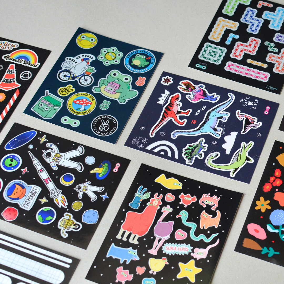 RAINETTE - Wholesale Sticker - Blijf zichtbaar: Reflecterende stickers11