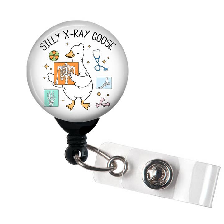 Silly Goose Xray Tech Badge Reel, Badge Holder for wholesale by Good Girl Gone Badge