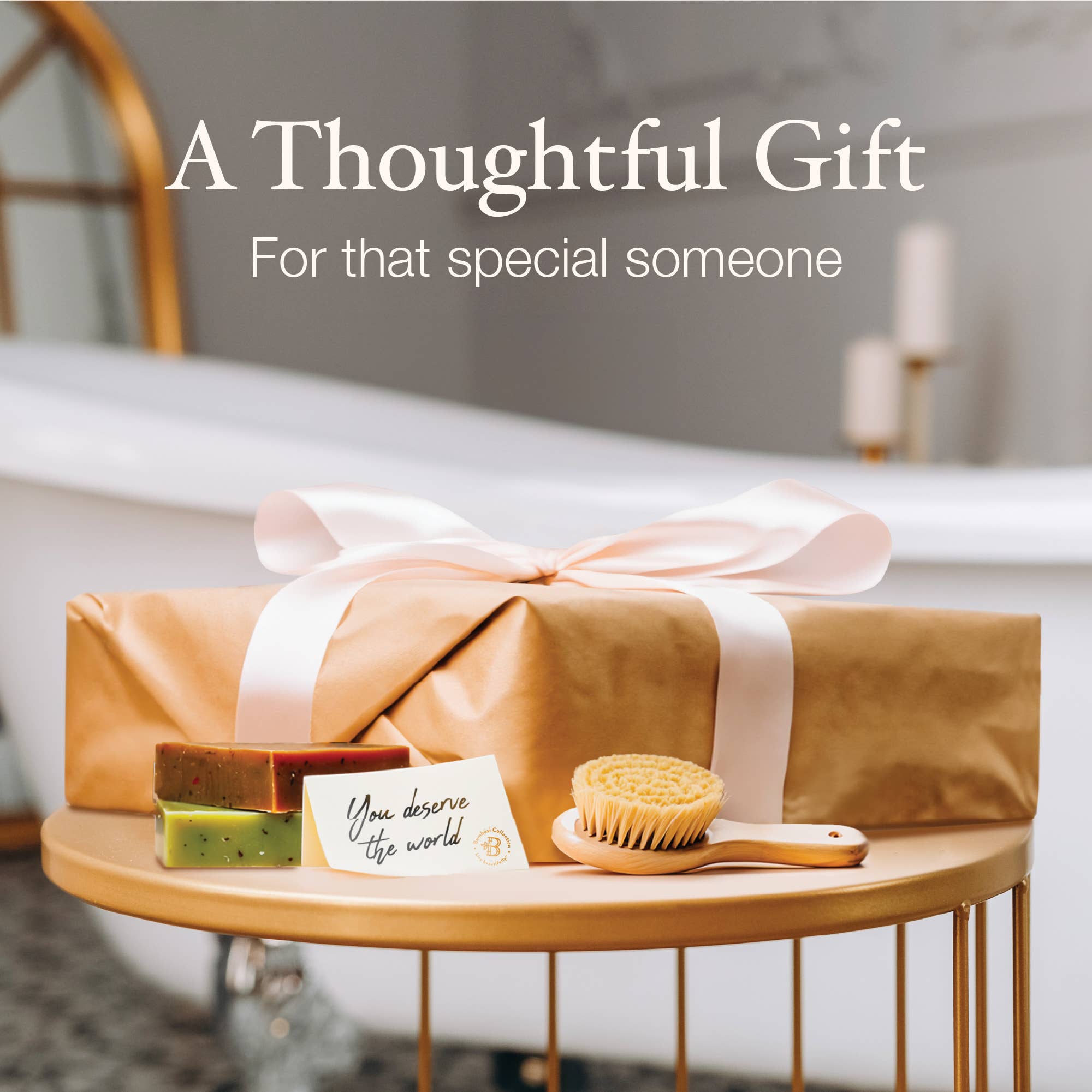 Bambusi - Wholesale Bath Caddy - Luxury Bamboo Bathtub Tray Caddy - Foldable & Adjustable1