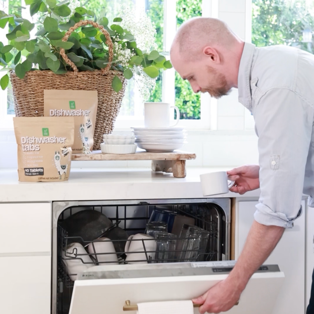 Green Llama – wholesale Dishwasher tablets – Unscented, PVA Free Dish Washer Tabs -  Case of 5502