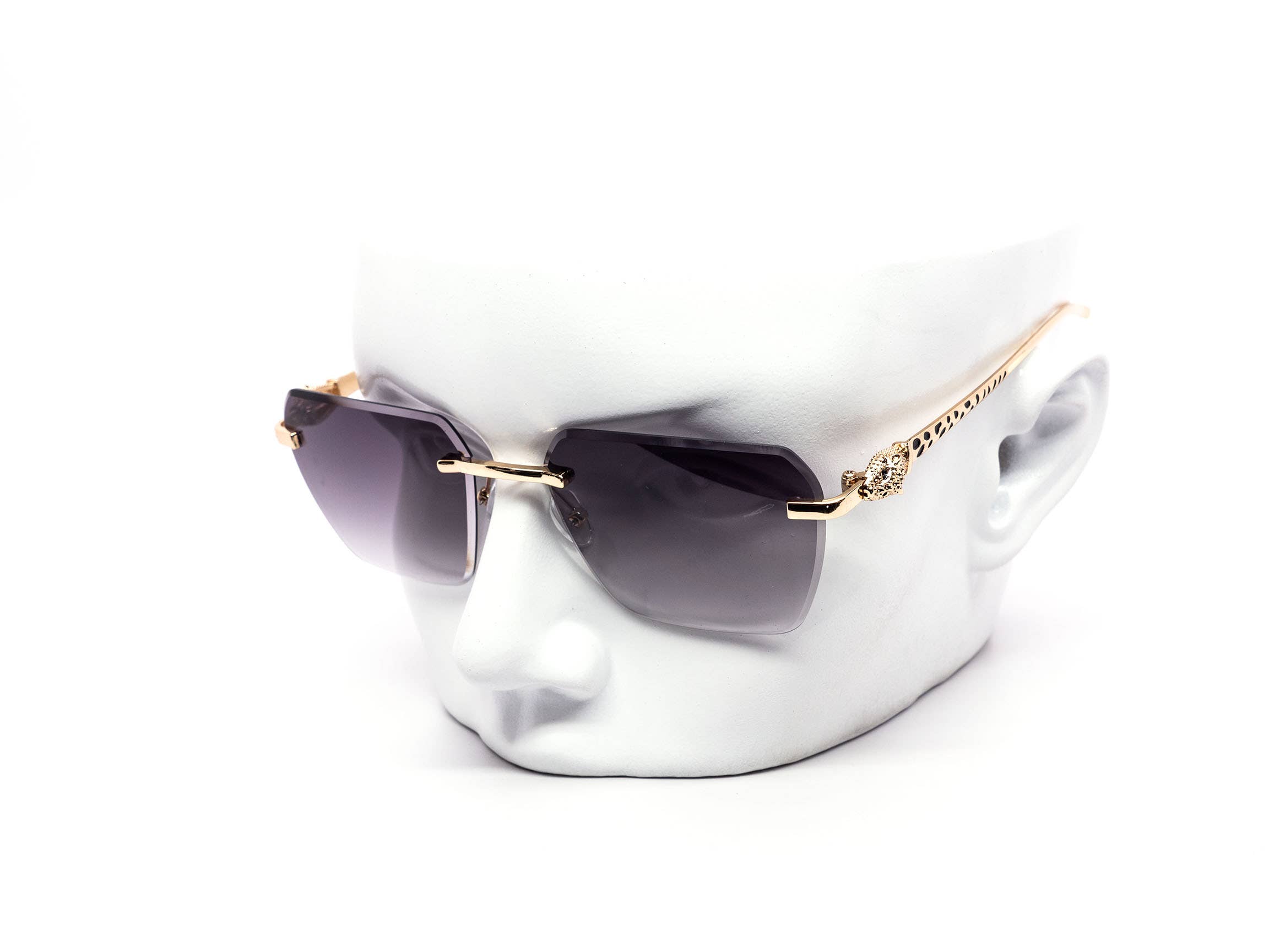 Still Friday - Wholesale Sunglasses - Unisex - Luxury Hexagon Gradient Rimless Sunglasses5