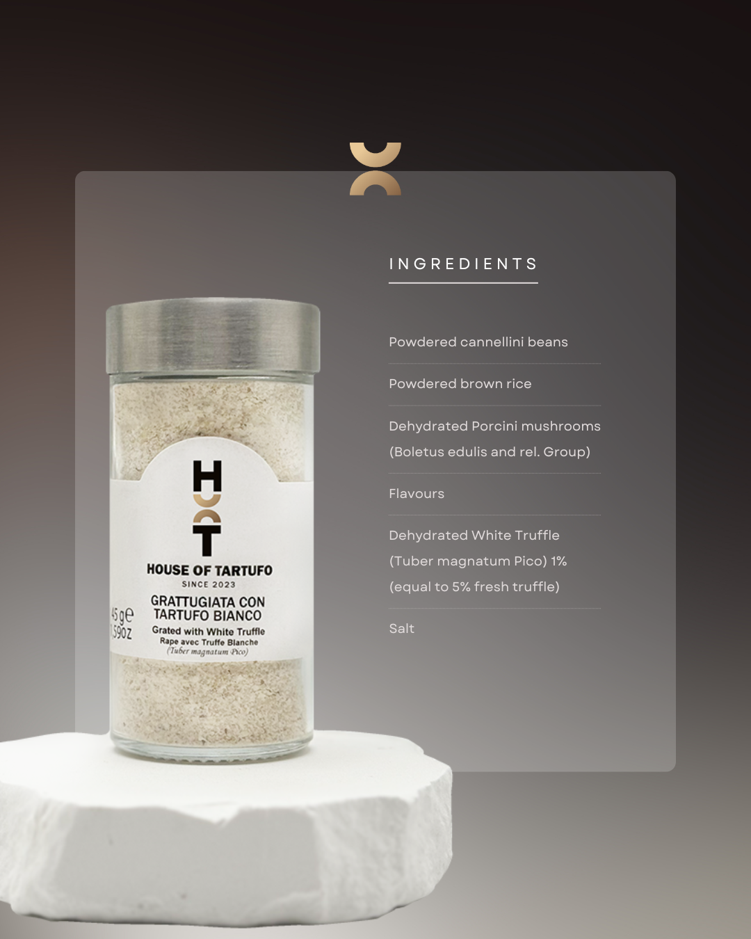 House Of Tartufo – wholesale Dried spice – Polvere di Tartufo Bianco2