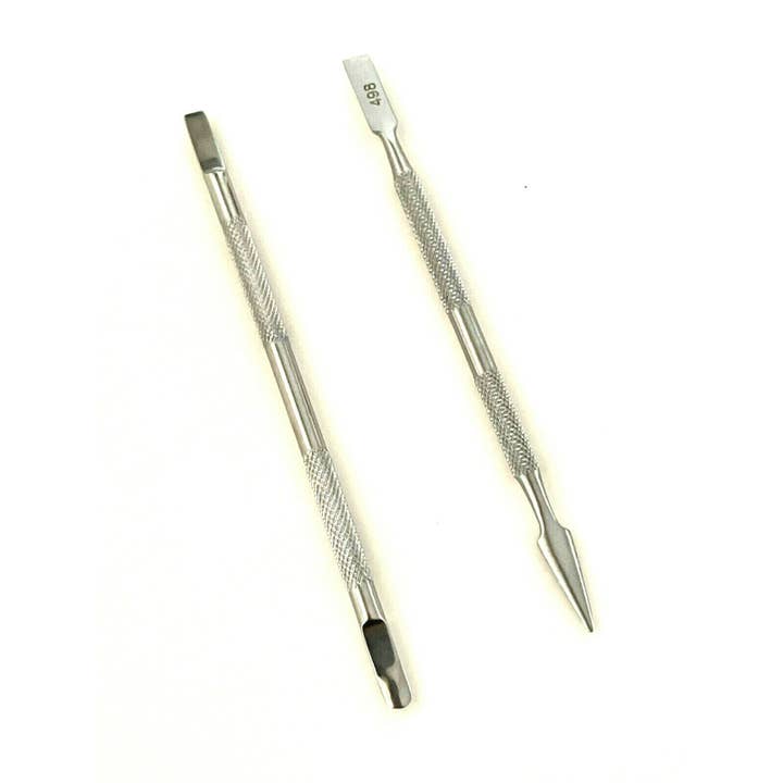 HASHIR PRODUCTS - Wholesale Nail Clipper/Scissor - 2-Pc Stainless Steel Cuticle Pusher & Nail File Set1