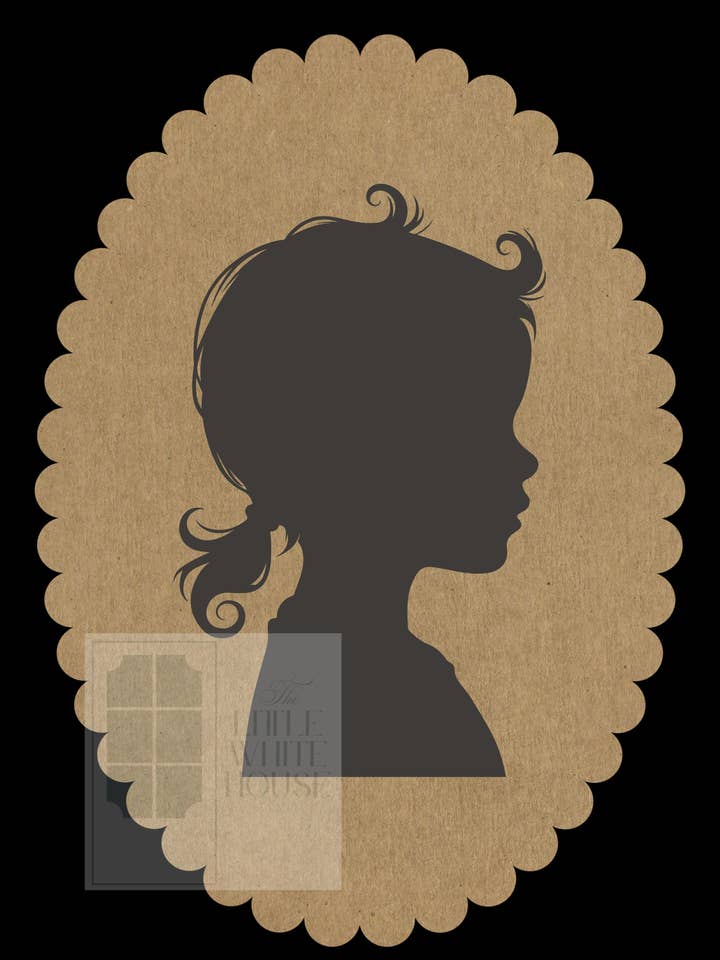 Modern Silhouette Giclee 4x6- pose 5 for wholesale by The Little White House