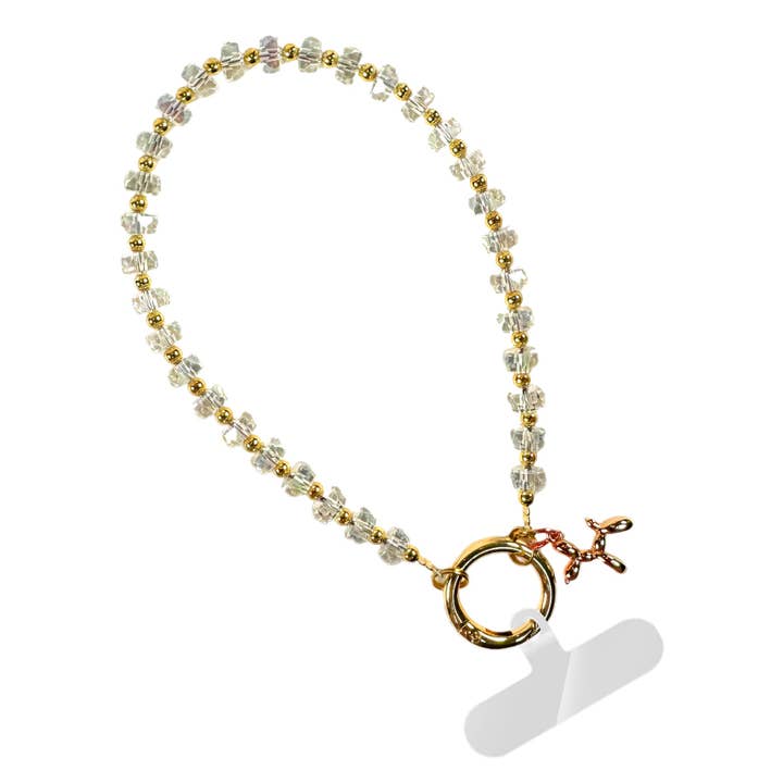 Save The Girls - Wholesale Wristlet - Clip & Go Beaded Wristlet Bedazzled Collection4