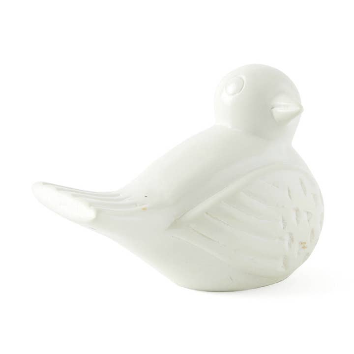 African Modern - Wholesale Sculpture - Small Natural Soapstone Songbird0