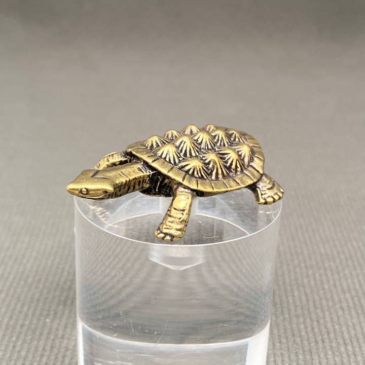 Mio Queena - Wholesale Decorative Tabletop Object - Brass Turtle Desktop Ornaments Decoration1