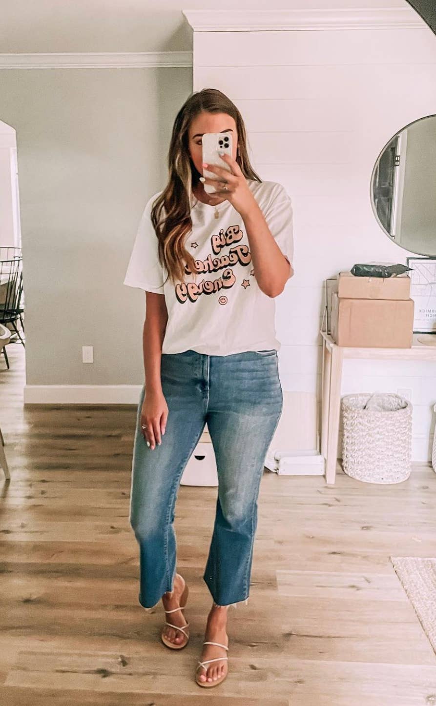 Girl Tribe Co – wholesale Screen printed t-shirt – Women′s – Big Teacher Energy Tee3