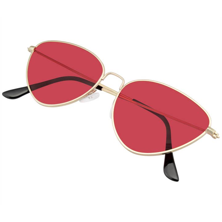 Emblem Eyewear - Wholesale Sunglasses - Women's - Sunglasses Retro Vintage Small Triangle Fashion Sun Glasses