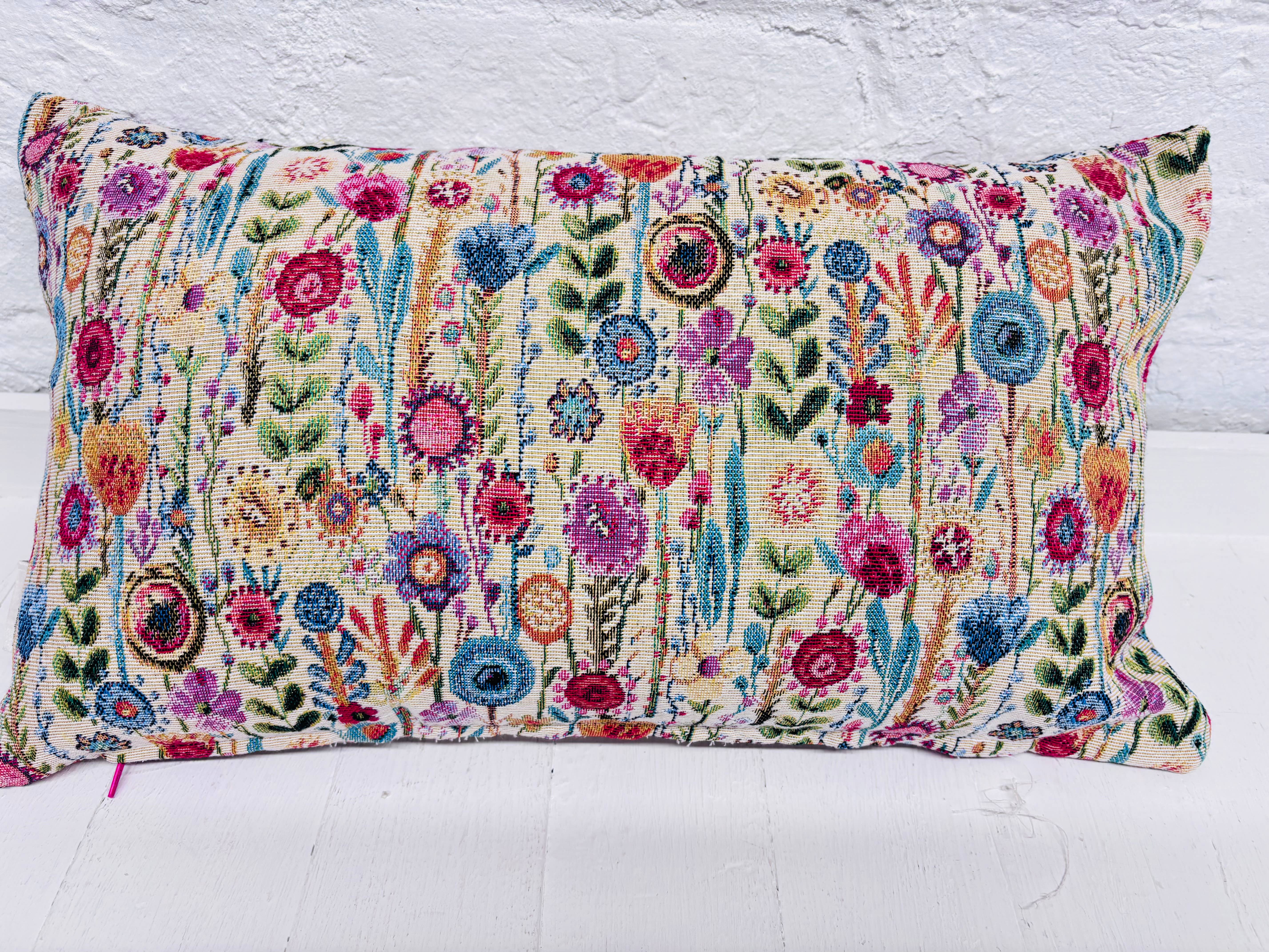 Lizzie Dixon Designs - Wholesale Throw/Decorative Pillow - Floral Tapestry Cushions Available in 2 sizes 0