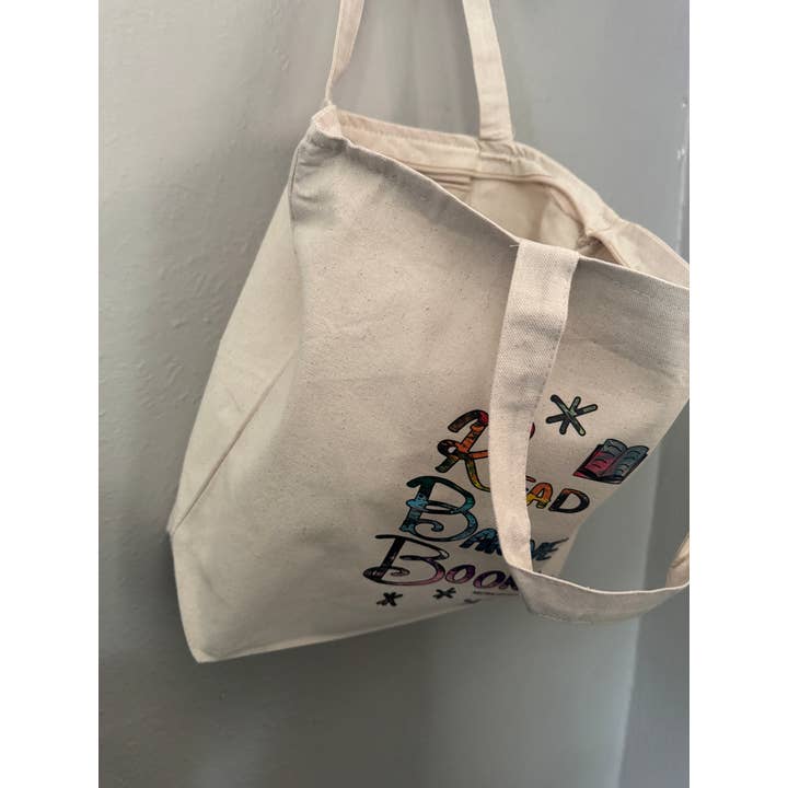 AbstractbyRabrams - Wholesale Tote Bag - Unisex - Read Banned Books Tote Bag XL Tote Bag with Zipper6