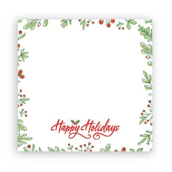 Holiday Greens Post-it® Notes – 3x3 – Festive sticky notes for wholesale by Post-it® Notes Design Series