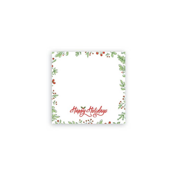 Holiday Greens Post-it® Notes – 3x3 – Festive sticky notes for wholesale by Post-it® Notes Design Series