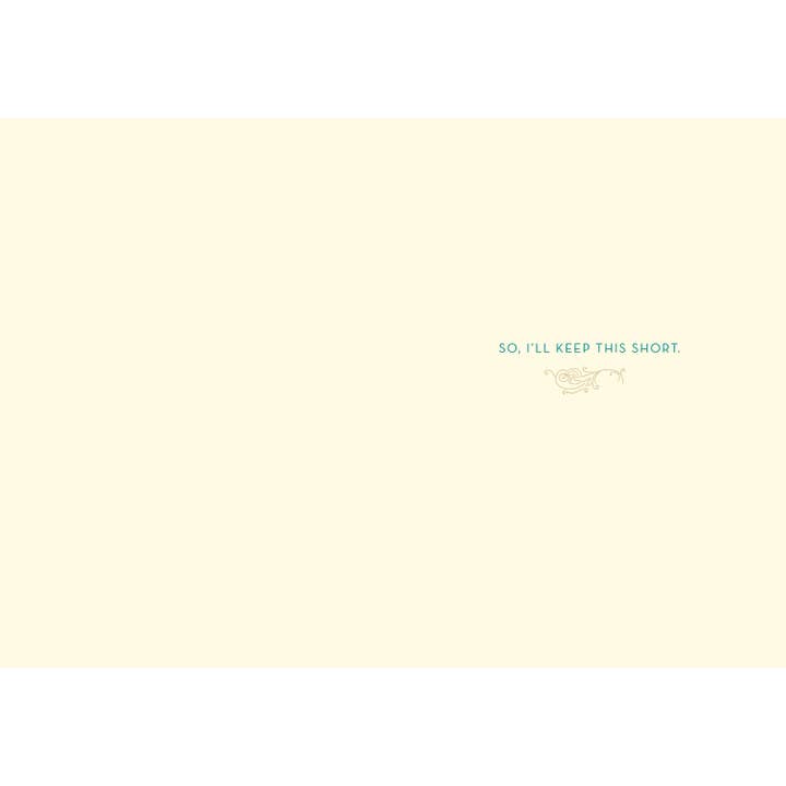 Insight Editions - #1 Pop Culture Publisher - Wholesale Everyday Greeting Card - William Shakespeare Brevity Embellished Card2