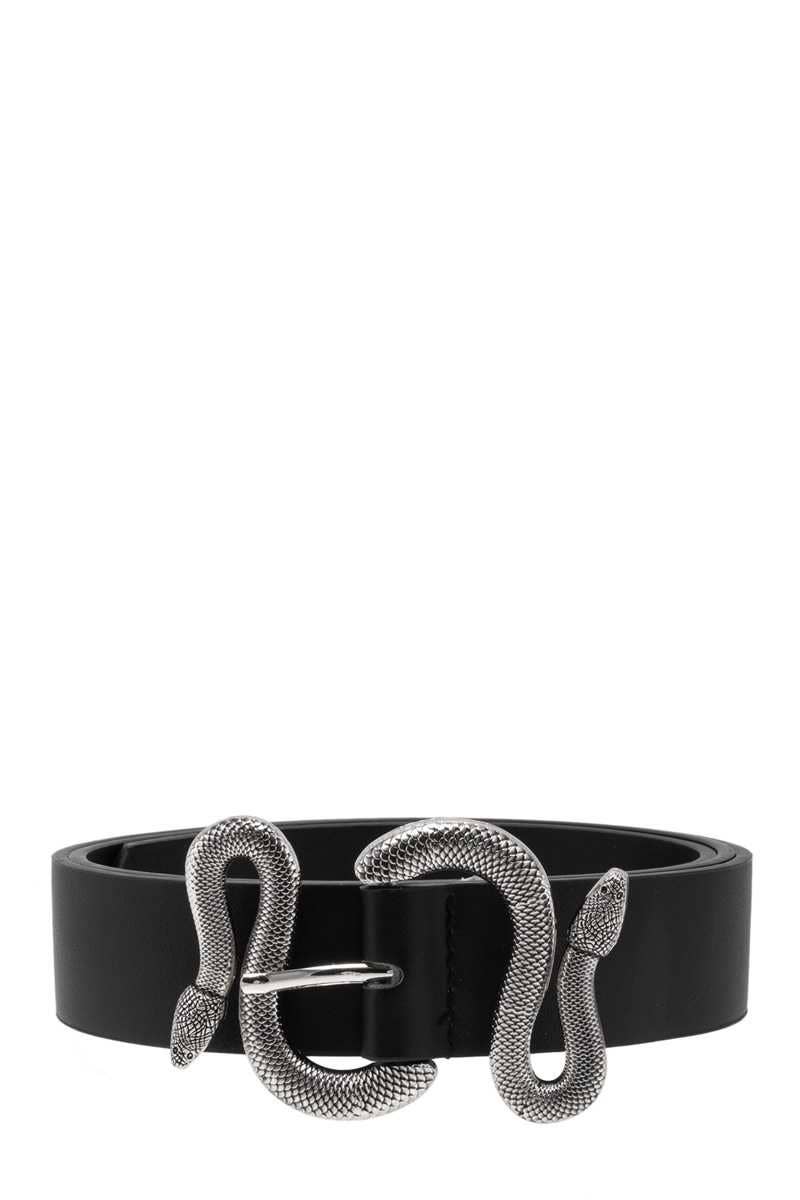 anbfashion – Großhandel Bauchtasche – Damen – Kunstledergürtel mit antiker Schlangenschnalle, 110 cm2