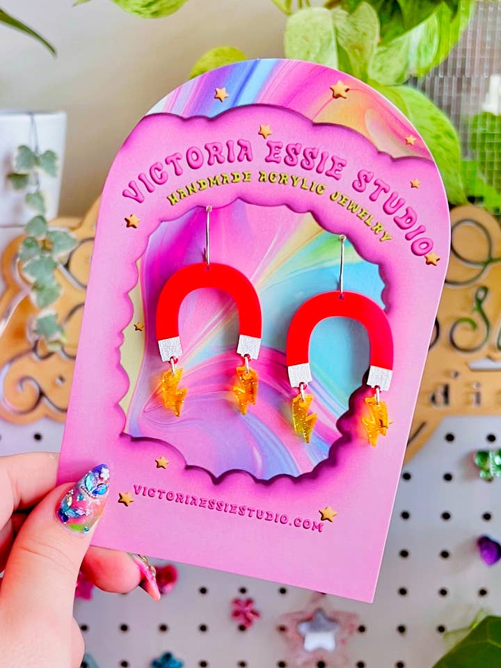 Magnet Earrings for wholesale by Victoria Essie Studio