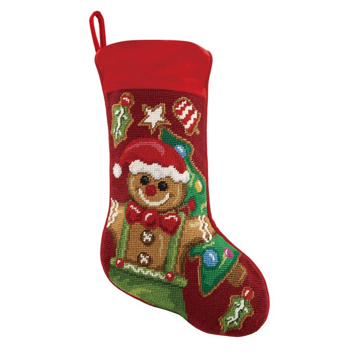 Bas à point d'aiguille homme pain d'épice pour la vente par Peking Handicraft