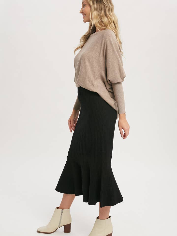 Bluivy - Wholesale Skirt - Women's - MERMAID SWEATER MIDI SKIRT29
