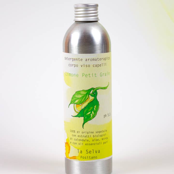 La Selva Positano Cosmetici Naturali – Engroshandel Kropssæbe/brusegel – CITRON OG PETIT KORN AROMATERAPI SÆBE