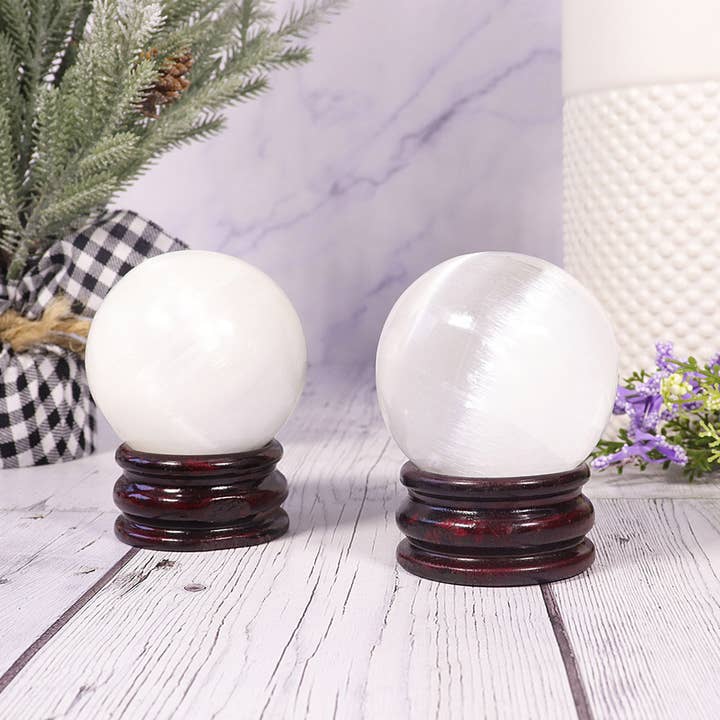 Natures Artifacts Inc - Wholesale Spiritual Stone/Crystal - Selenite Sphere | Crystal Sphere3