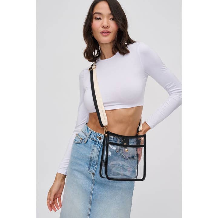 Urban Expressions - Wholesale Crossbody Bag - Women's - Beckham Clear Stadium Event Crossbody