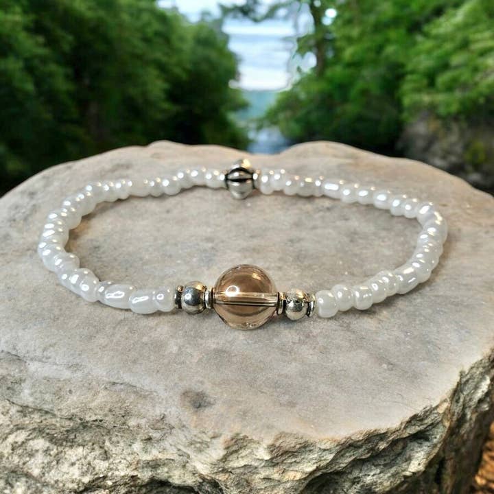 Smoky Quartz Bracelet- For Stress Relief & Security for wholesale by Mindful Intentions®