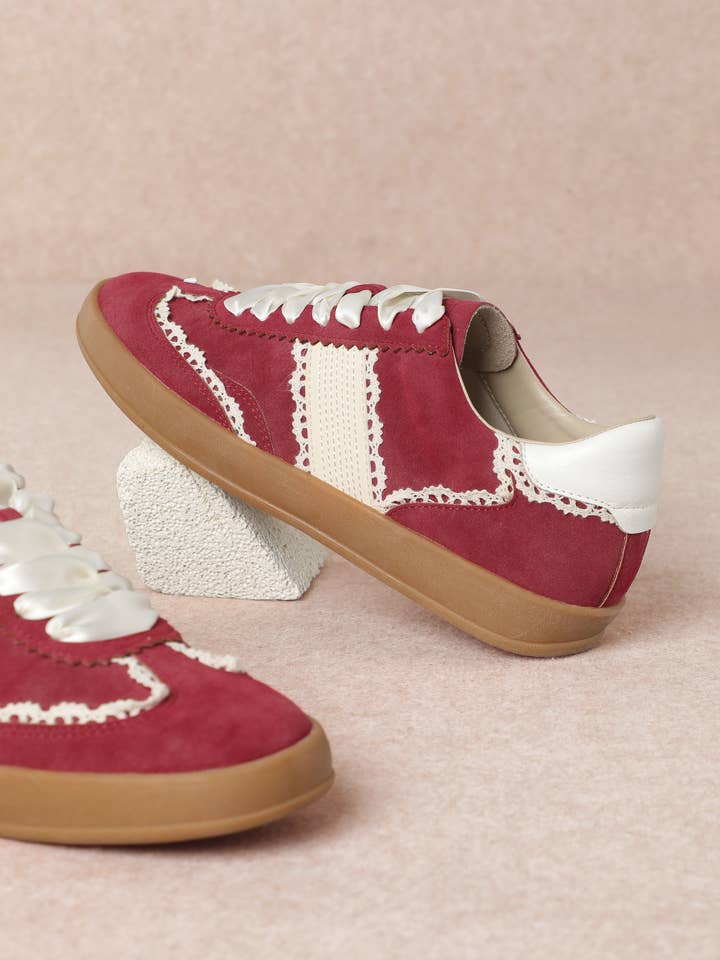 CCOCCI - Wholesale Lifestyle Sneakers - Women's - DIXIE SIDE STRAP LACE-UP COURT SNEAKERS27