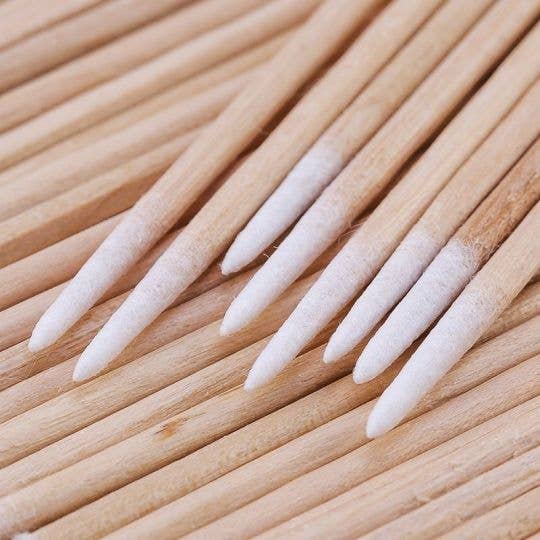 SneakArts - Vendita all'ingrosso Attrezzature per lavoretti e fai da te - Asta di precisione in cotone e legno (confezione da 100)