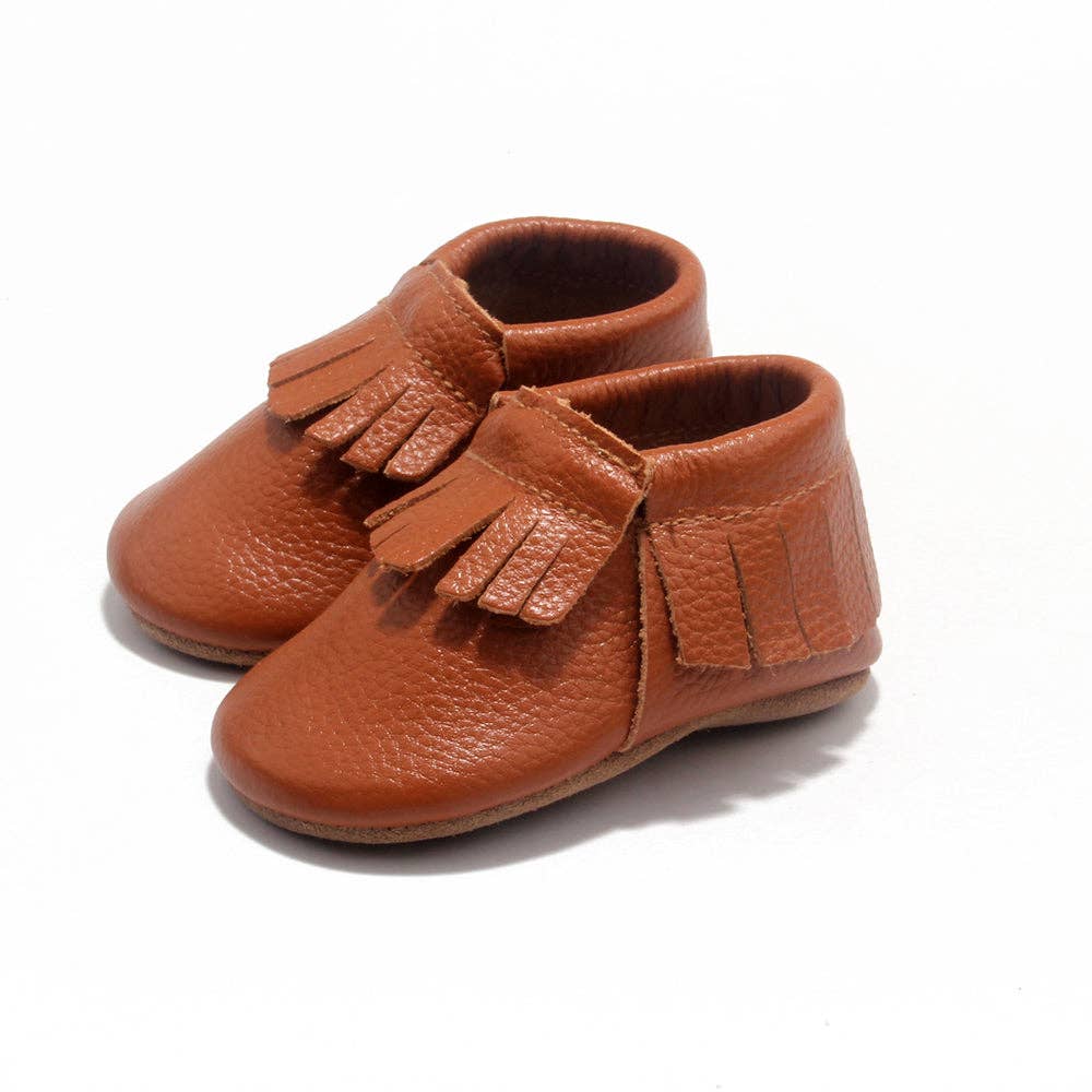 Wildchase - Wholesale Moccasins – Kids - Frill Moccasins - Brown