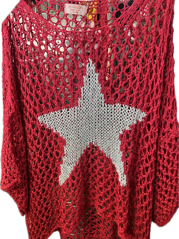 Top a Stella all'Uncinetto per la vendita all'ingrosso da parte di Marisima by Urban Mangoz