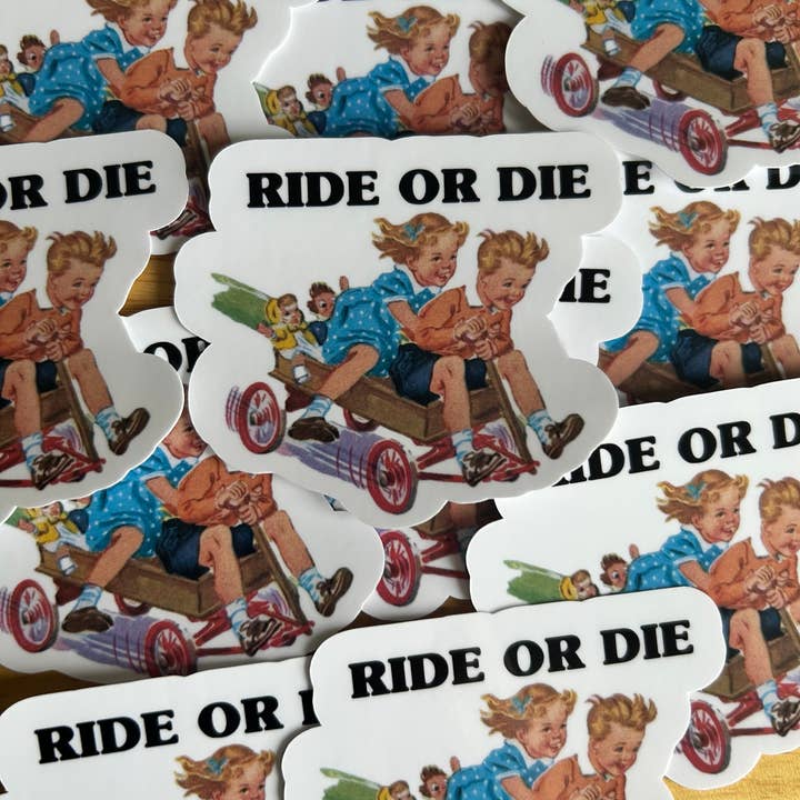 "Ride or Die" for wholesale by Lemonsgrace Designs