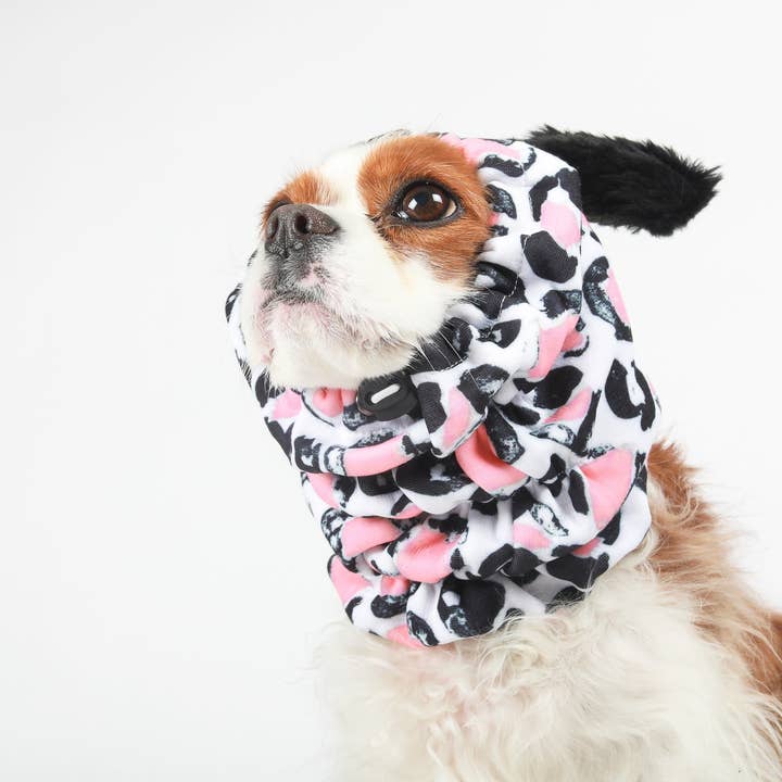 Cavology - Wholesale Honden Snood - Hond - SNOOD VOOR HONDEN MET LANGE OREN (Pink Leopard)