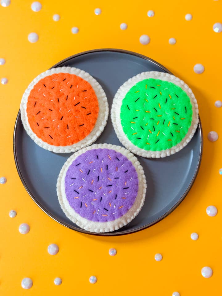 Felt Halloween Sugar Cookie for wholesale by Knotty By Nature