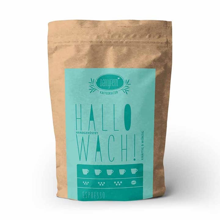 DailyFein KaffeeKultur e.K. - Wholesale Coffee Beans - Hello Wake 250G Whole Bean Espresso0