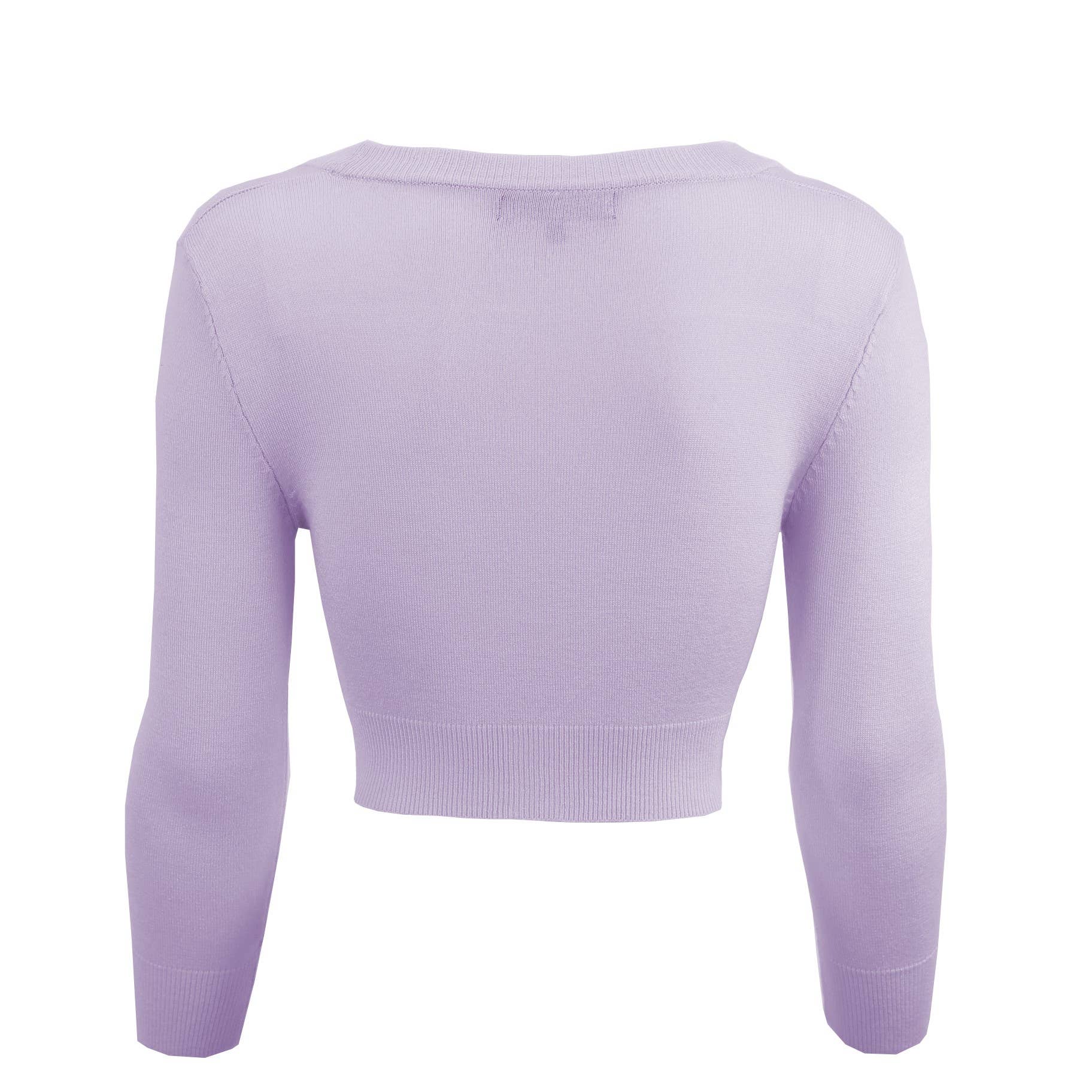 Mak - Wholesale Cardigan - Women's - Cropped Bolero 3/4 Sleeve V-Neck PLUS size Cardigan CO129PL61