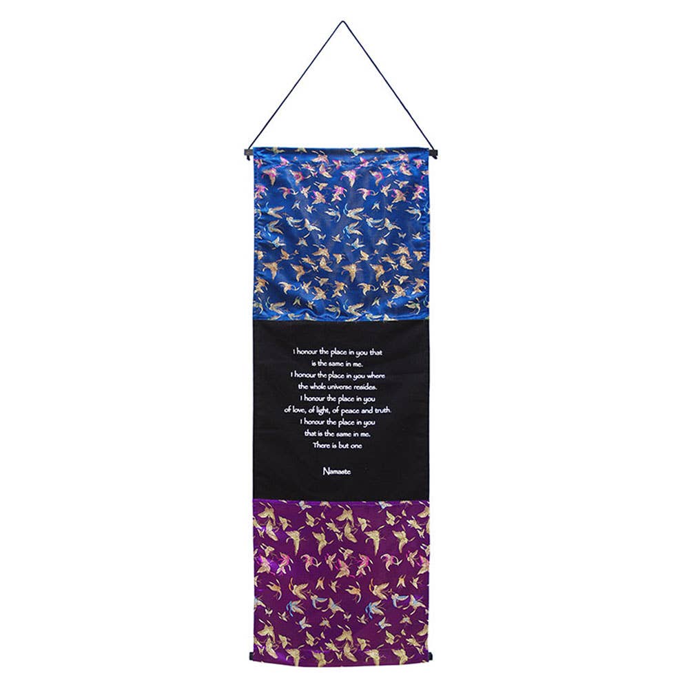 Natures Artifacts Inc - Vente Banderole - Bannière murale Namaste | Bannière de méditation2