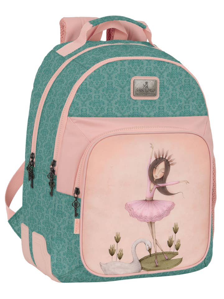 Double Backpack with Corners Adaptable to the Car for wholesale by SAFTA