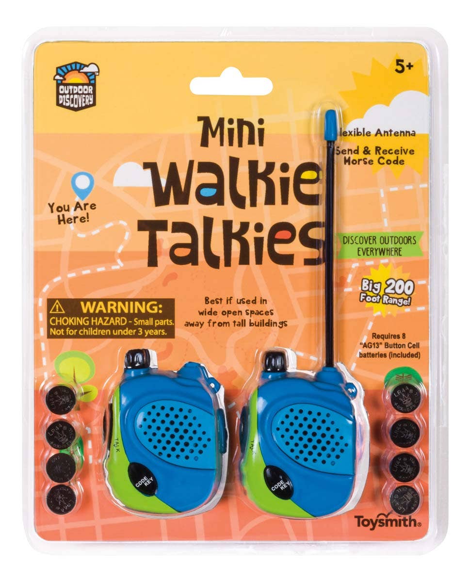 Toysmith - Wholesale Electronic Toy - Kids & Baby - Outdoor Discovery Mini Walkie Talkie - Set of 2