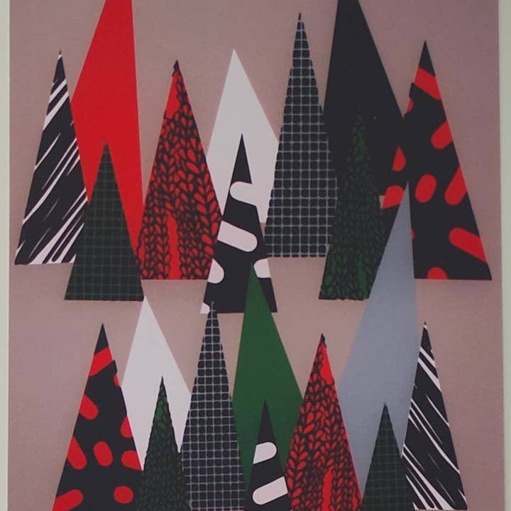 Törmi Design - Wholesale Postcard - Kuuset Colors Postcard