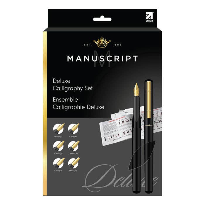 Manuscript - Wholesale Pen - Manuscript Deluxe Calligraphy Set - Left Hand