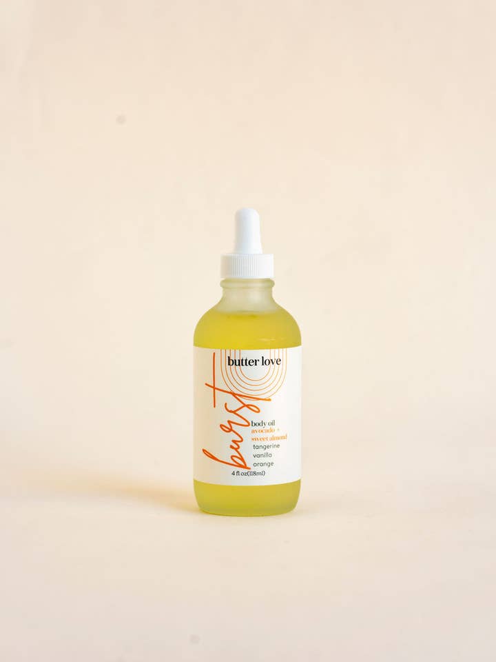 Burst Body Oil for wholesale by butter love skin