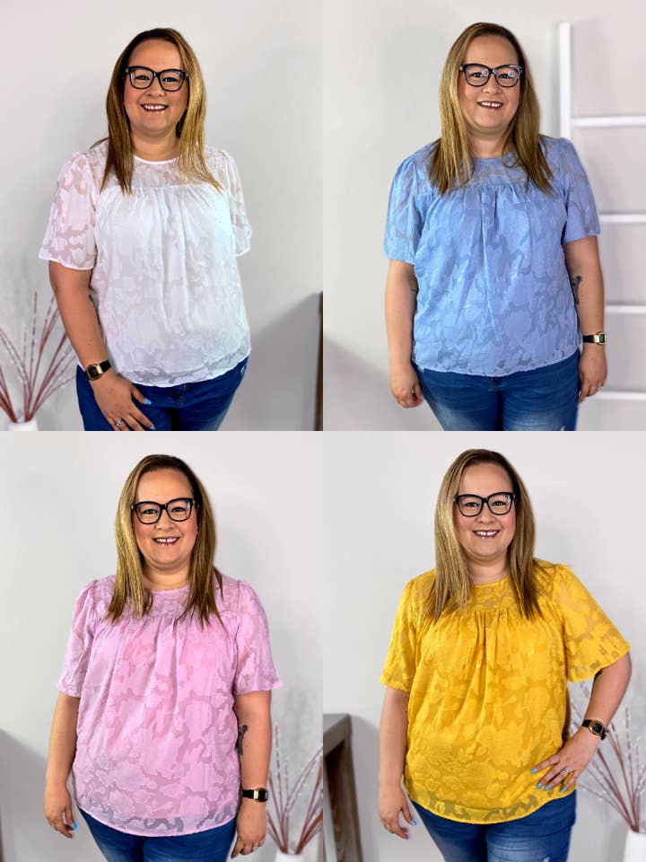 Lace Overlay Top - XXL Only for wholesale by Misty BD