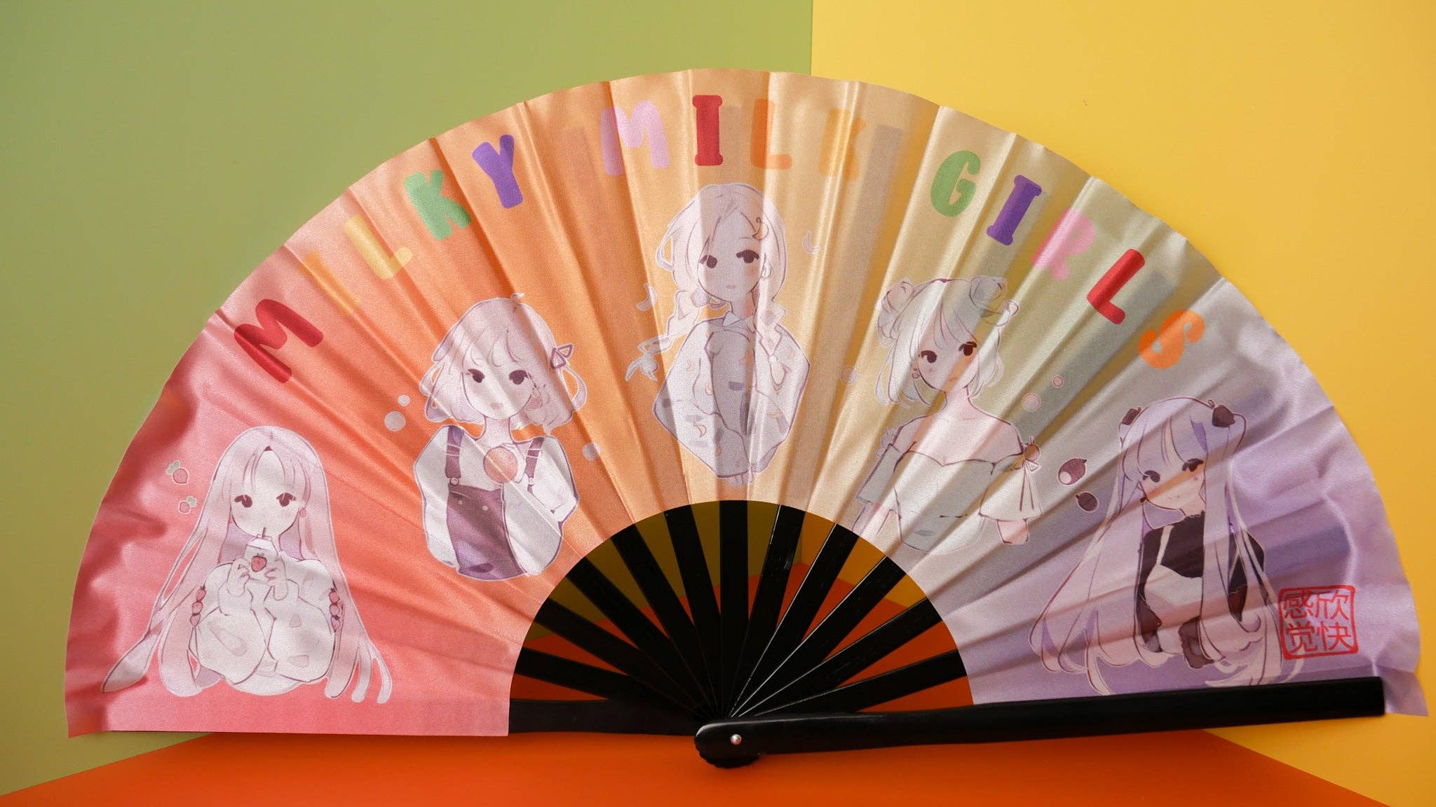 Euphoric Sun Inc - Wholesale Handheld Folding Fan - Festival/Rave Handheld Fans5