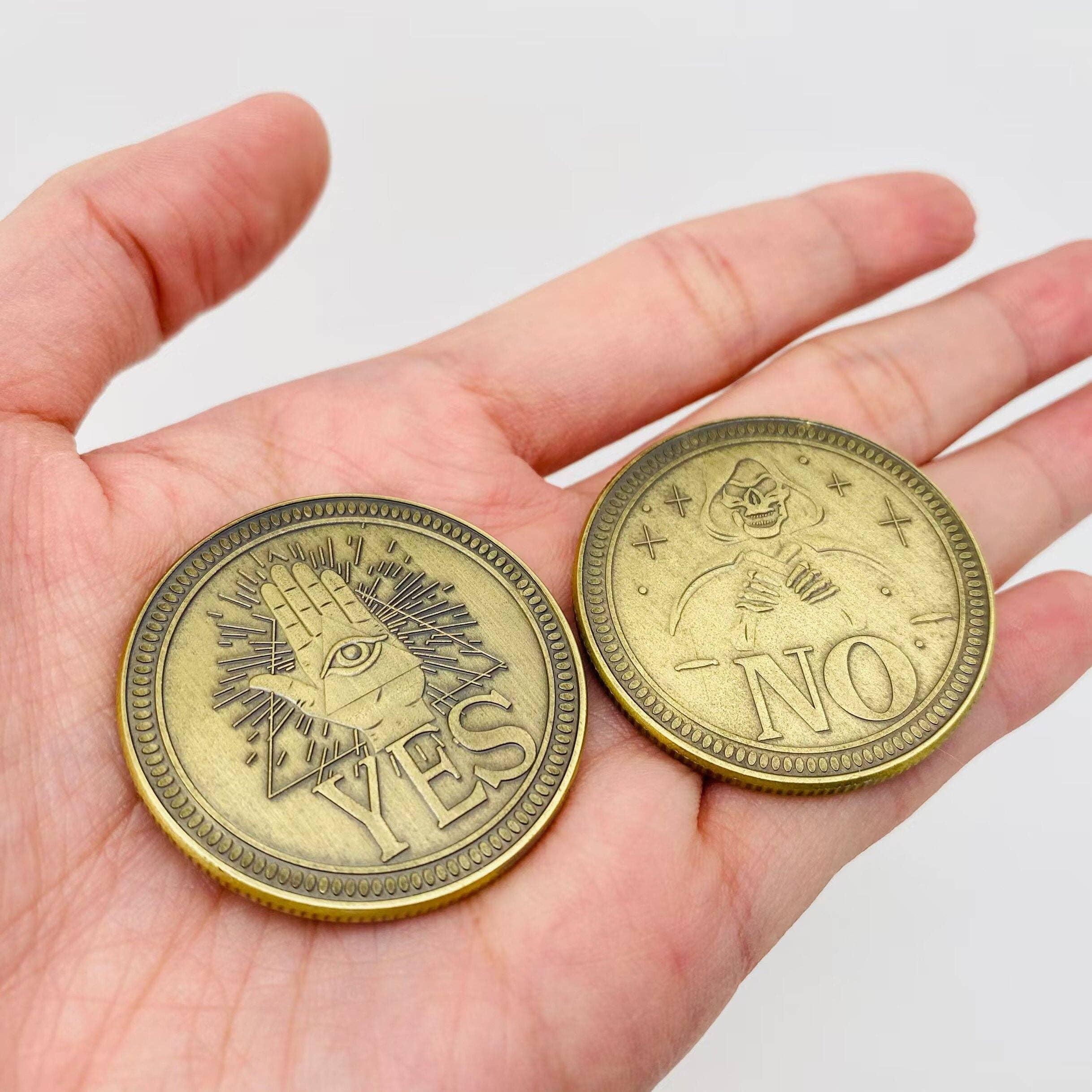 Mio Queena - Wholesale Keepsake Coin/Token - Devil's Eye Death YES/NO Decision Coin3